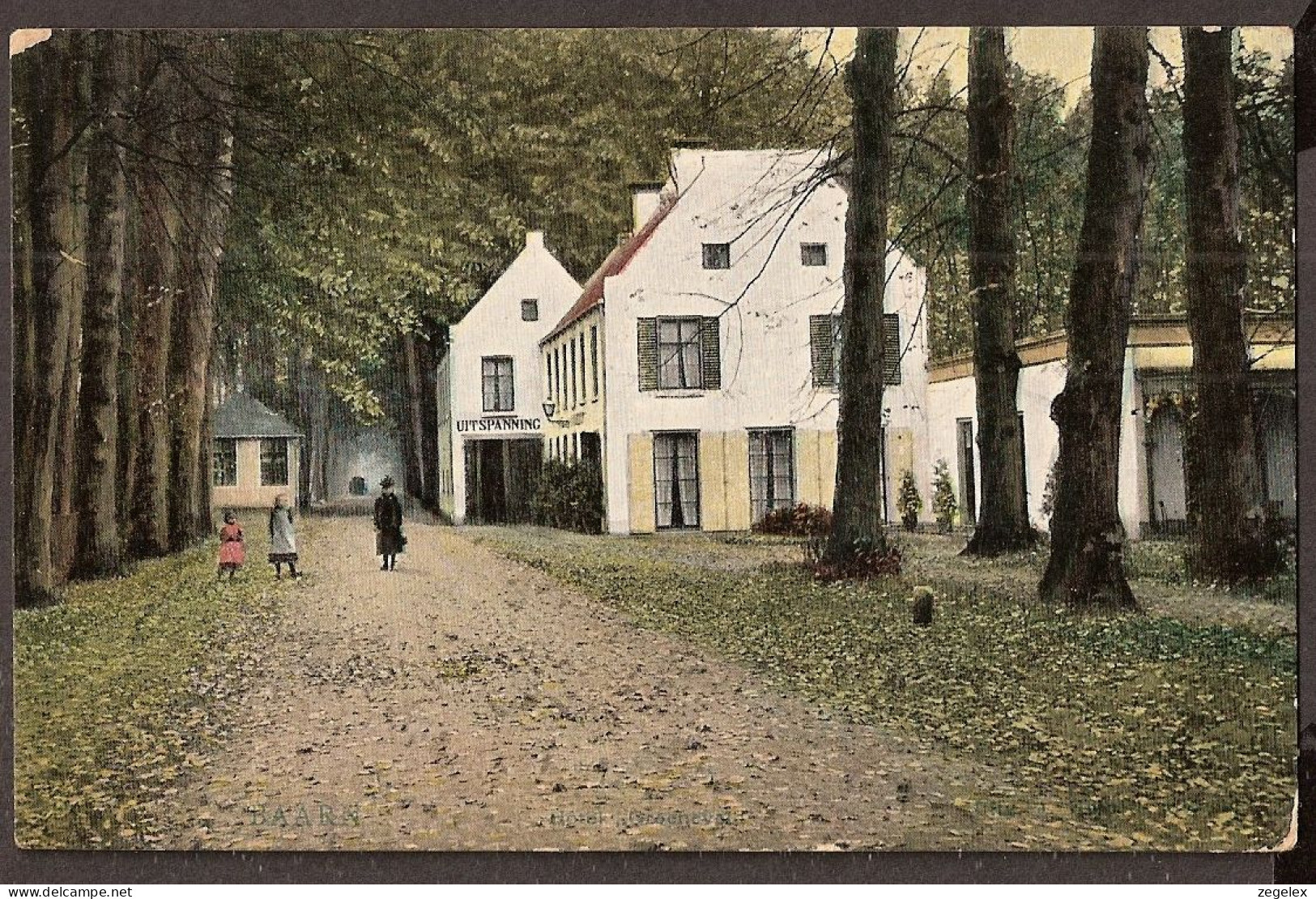 Baarn - Hotel Groenveld - 'Uitspanning' Met Vrouw En Kinderen - 1908 - Baarn