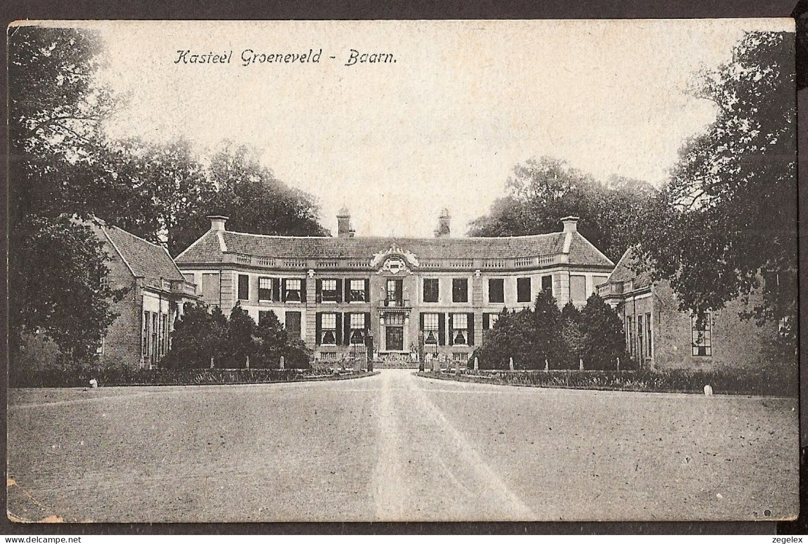 Baarn - 1920 - Kasteel Groeneveld - Baarn