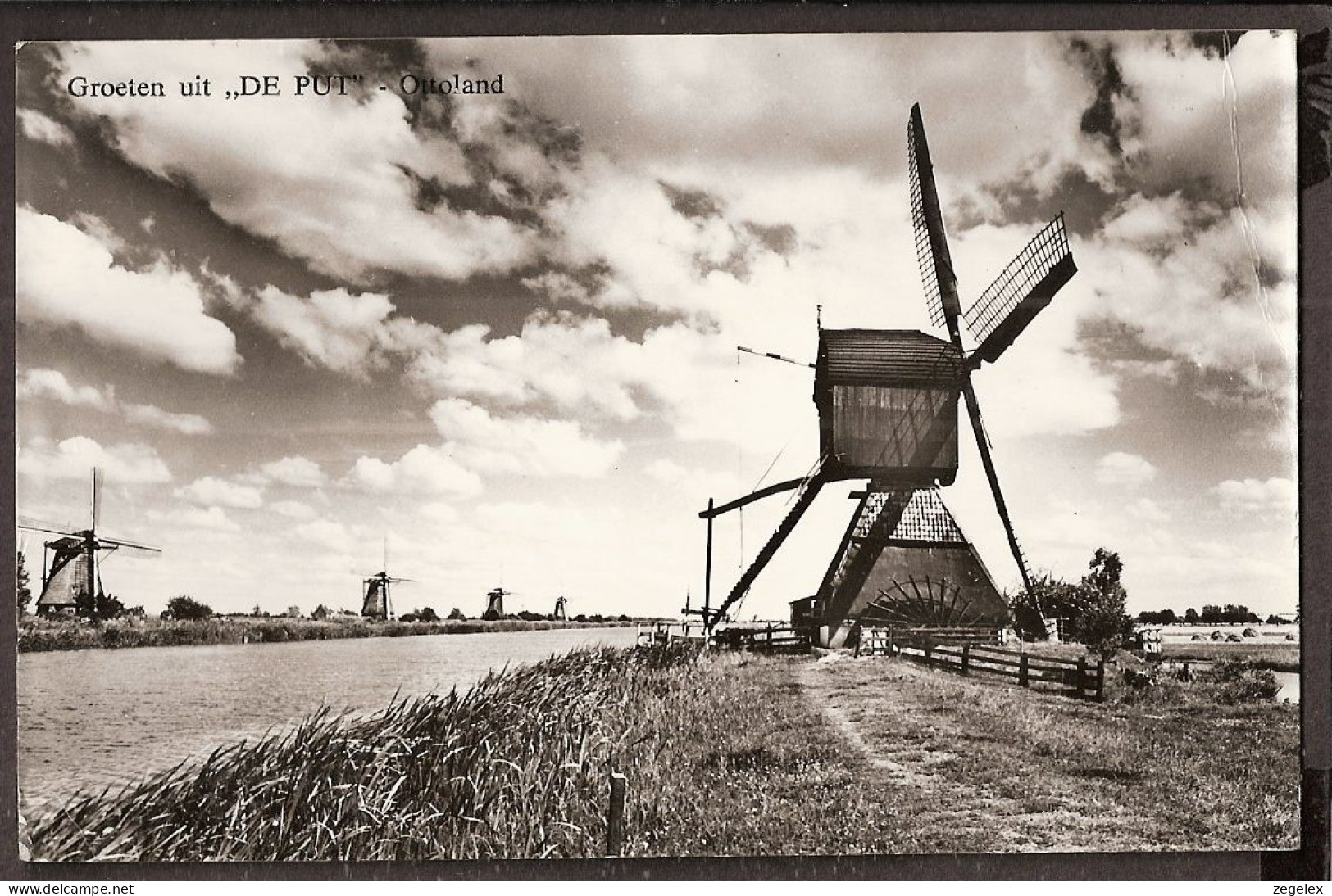 Kinderdijk - 'De Put - Ottoland' - Hollandse Molen - Windmill, Mühle, Moulin à Vent - Kinderdijk
