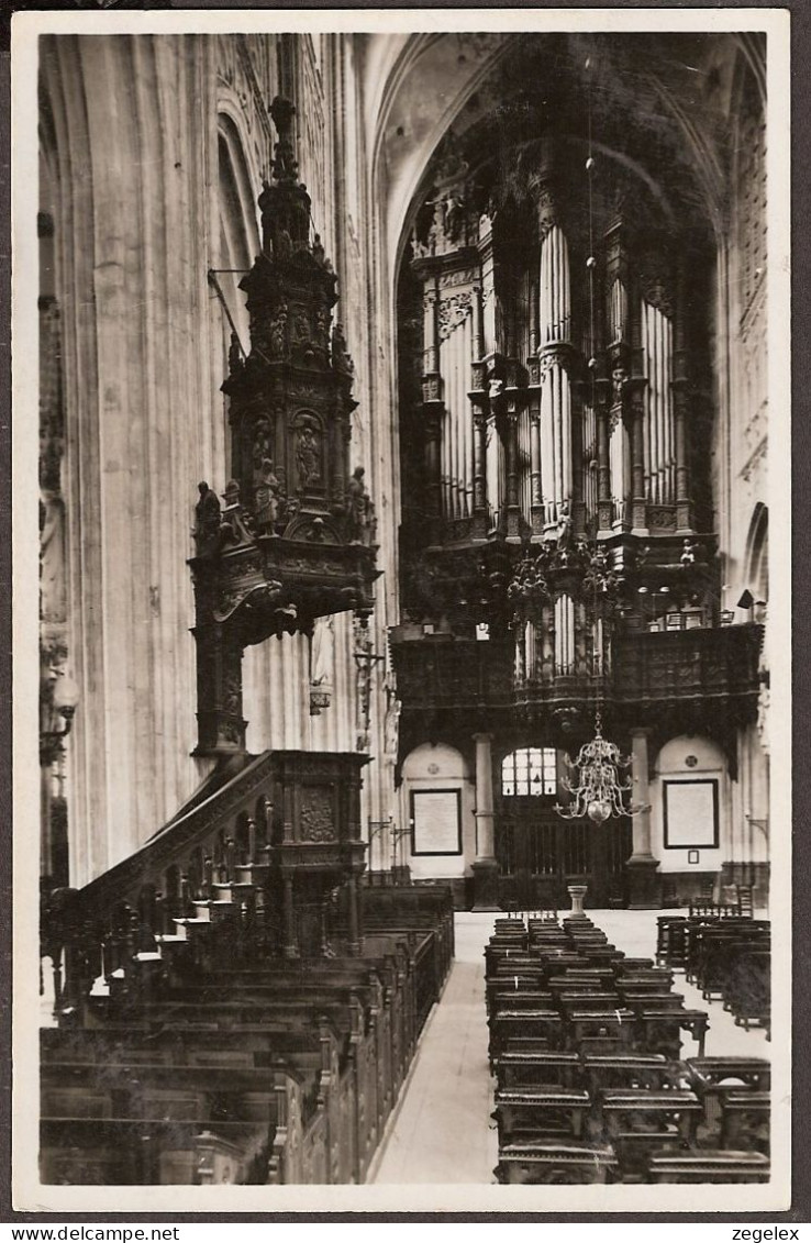 S Hertogenbosch - 1943 - St. Jan Basiliek - Orgel En Preekstoel - Churchorgan - 's-Hertogenbosch