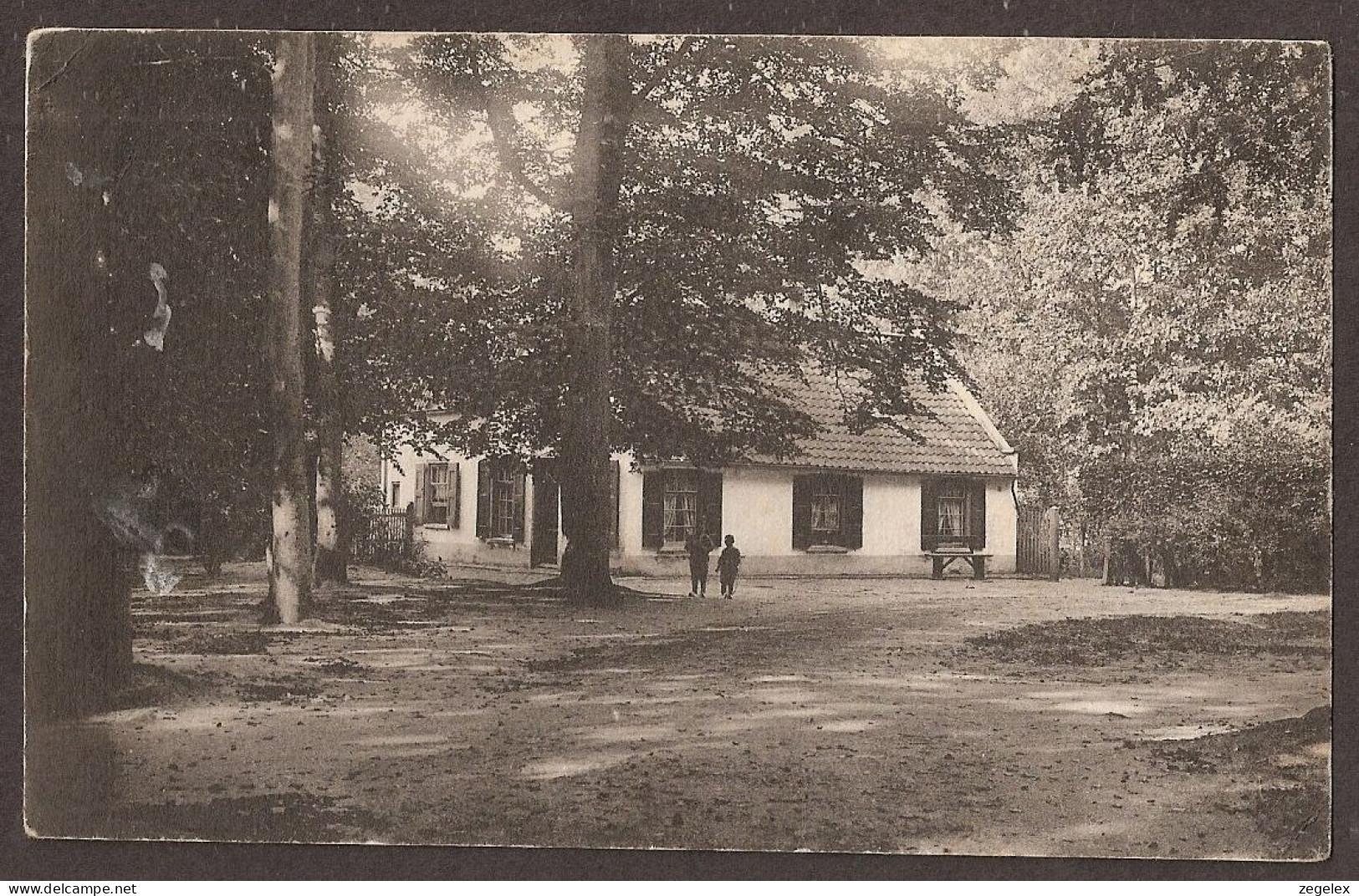 Baarn - Oranjeboomen Met Kinderen - Gelopen 1918 - Baarn