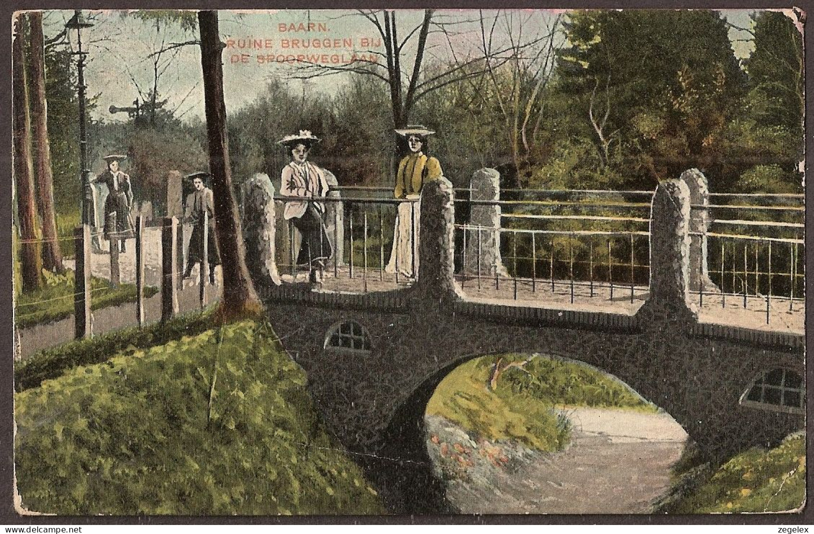 Baarn - Ruïnebruggen Bij De Spoorweglaan. - 1915 - Baarn