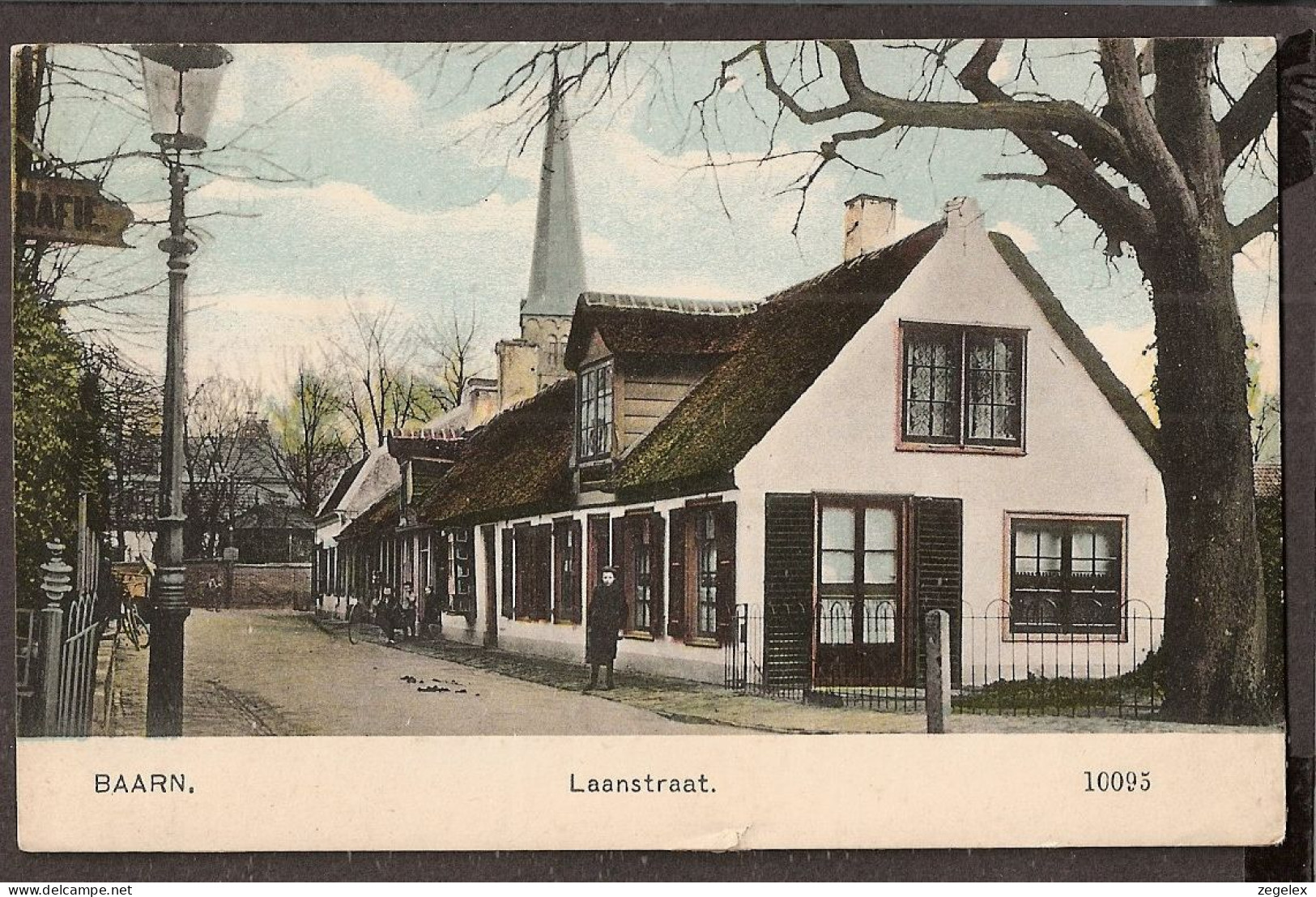 Baarn - Laanstraat - Met Kinderen En Hoepel Bij Bord 'Fotografie' - Baarn