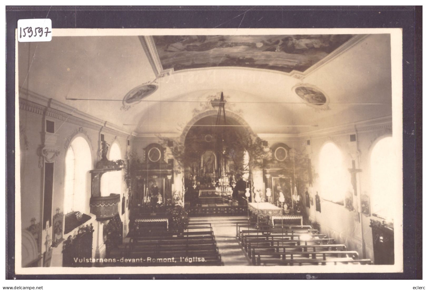 VUISTERNENS DEVANT ROMONT - INTERIEUR DE L'EGLISE - TB - Romont