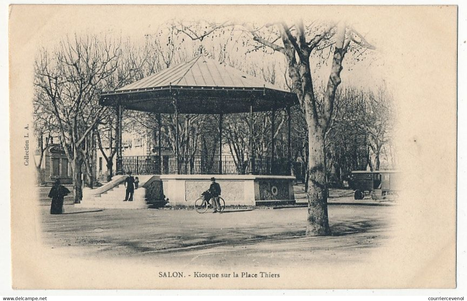 CPA - SALON (B Du R) - Kiosque Sur La Place Thiers - Salon De Provence