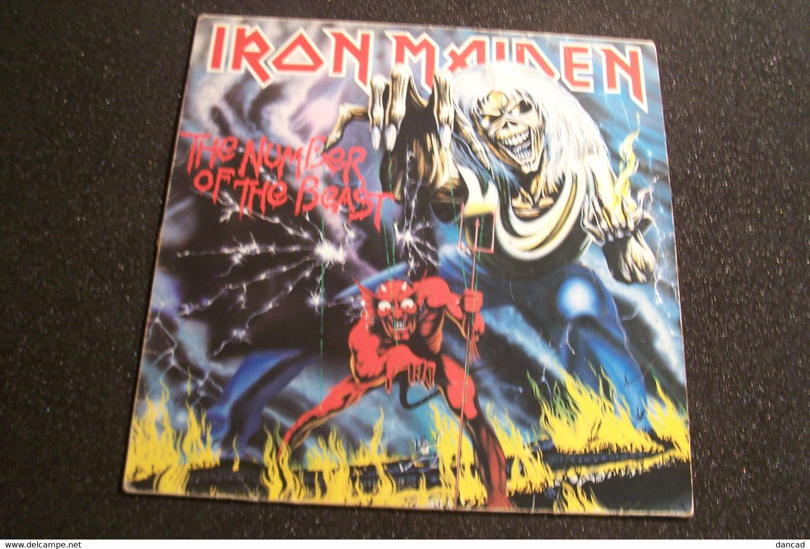 IRON  MAIDEN  - The Number Of The Beast  - DISQUE  33 Tours  - ( Année 1982 ) - - Hard Rock En Metal