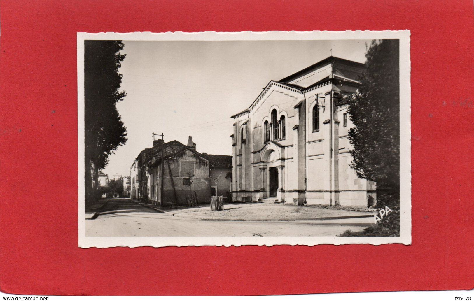 47------CASTELMORON SUR LOT---Le Temple Protestant--voir 2 Scans - Castelmoron