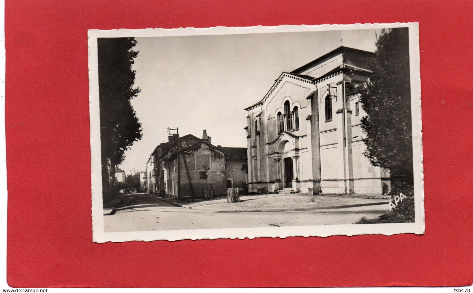 47------CASTELMORON SUR LOT---Le Temple Protestant--voir 2 Scans - Castelmoron