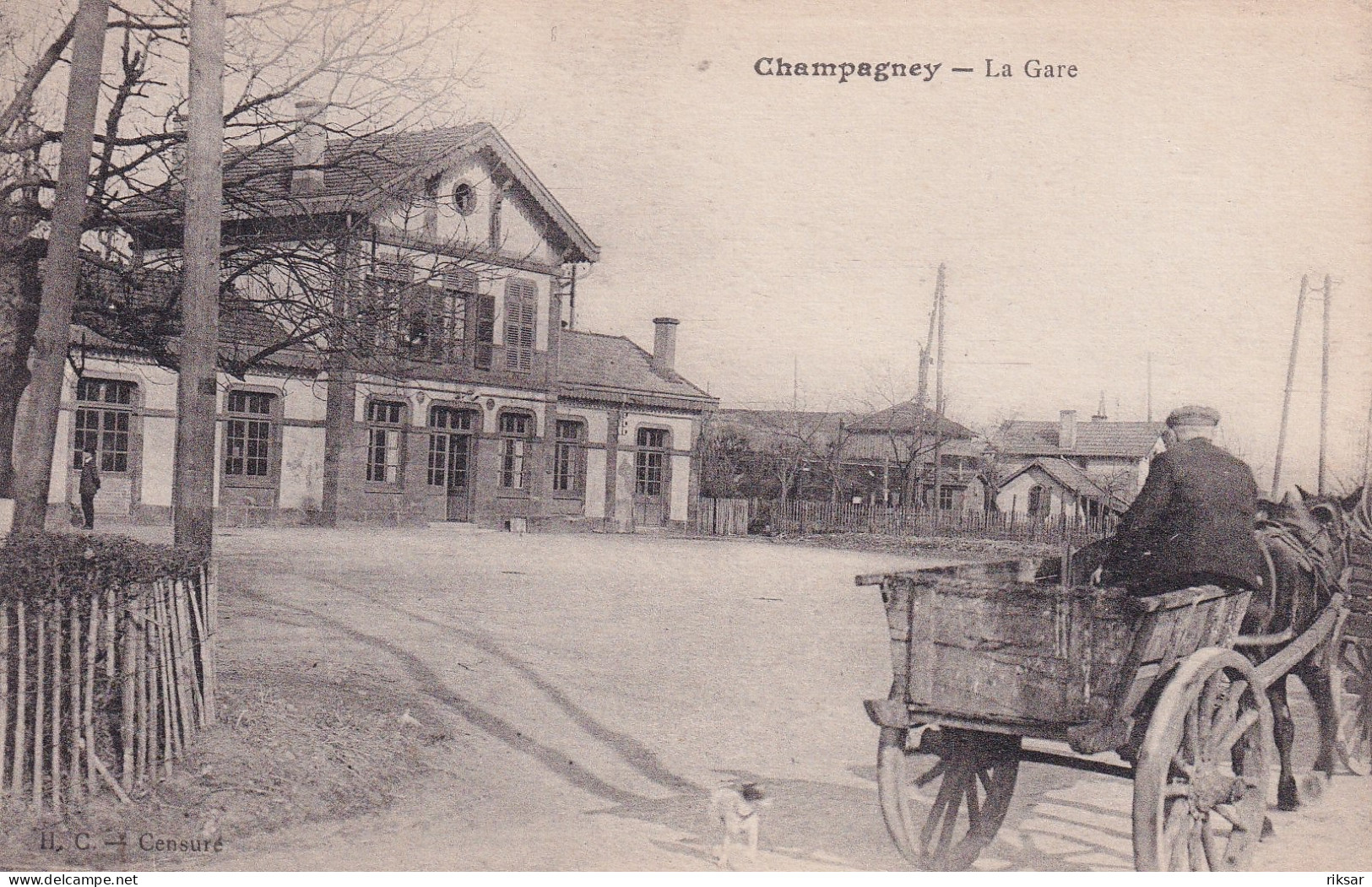 CHAMPAGNEY(GARE) - Champagney