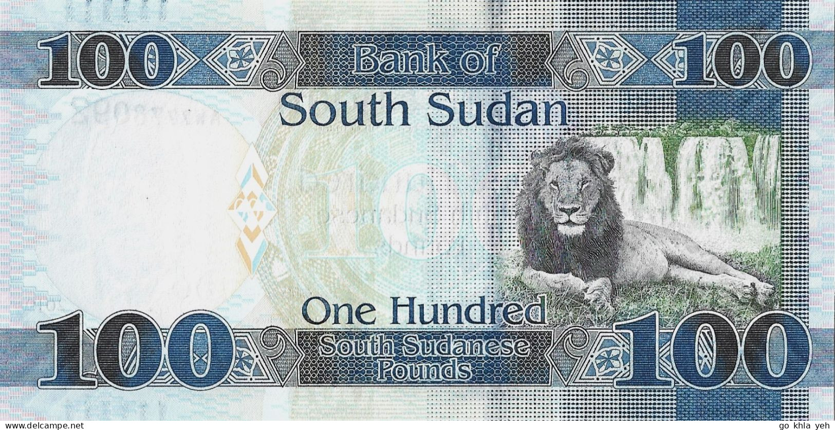 SOUDAN DU SUD 2019 100 Pound - P.015d  Neuf UNC - South Sudan