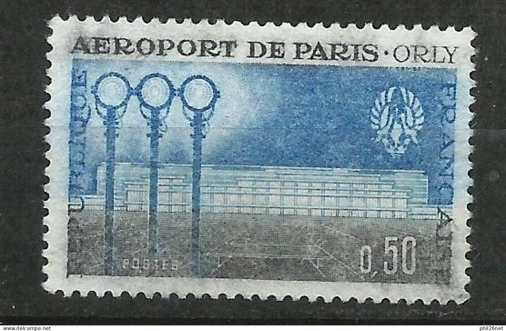 France  N° 1283 Aéroport  D'Orly  Bleu Et Noir   Neuf ( *)    B/ TB  Voir Scans Soldes ! ! ! - Unused Stamps