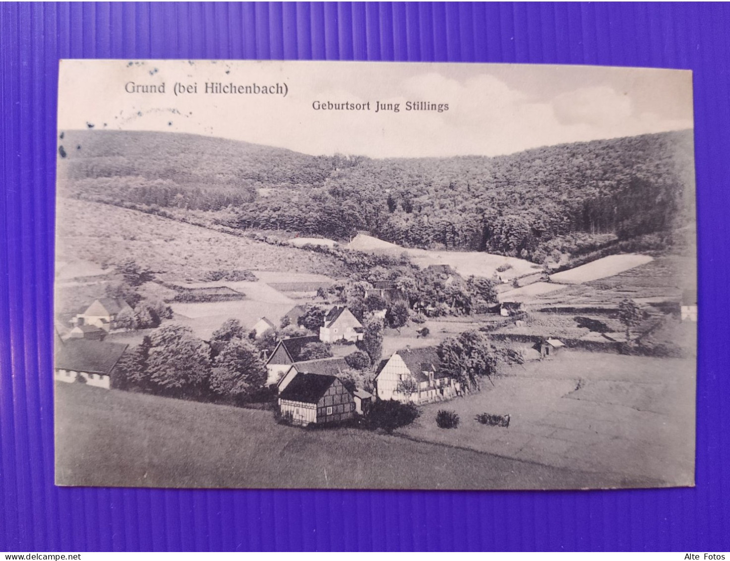 Alte AK Ansichtskarte Postkarte Grund Bei Hilchenbach Nordrhein Westfalen Geburtsort Jung Stillings Deutsches Reich Alt - Hilchenbach