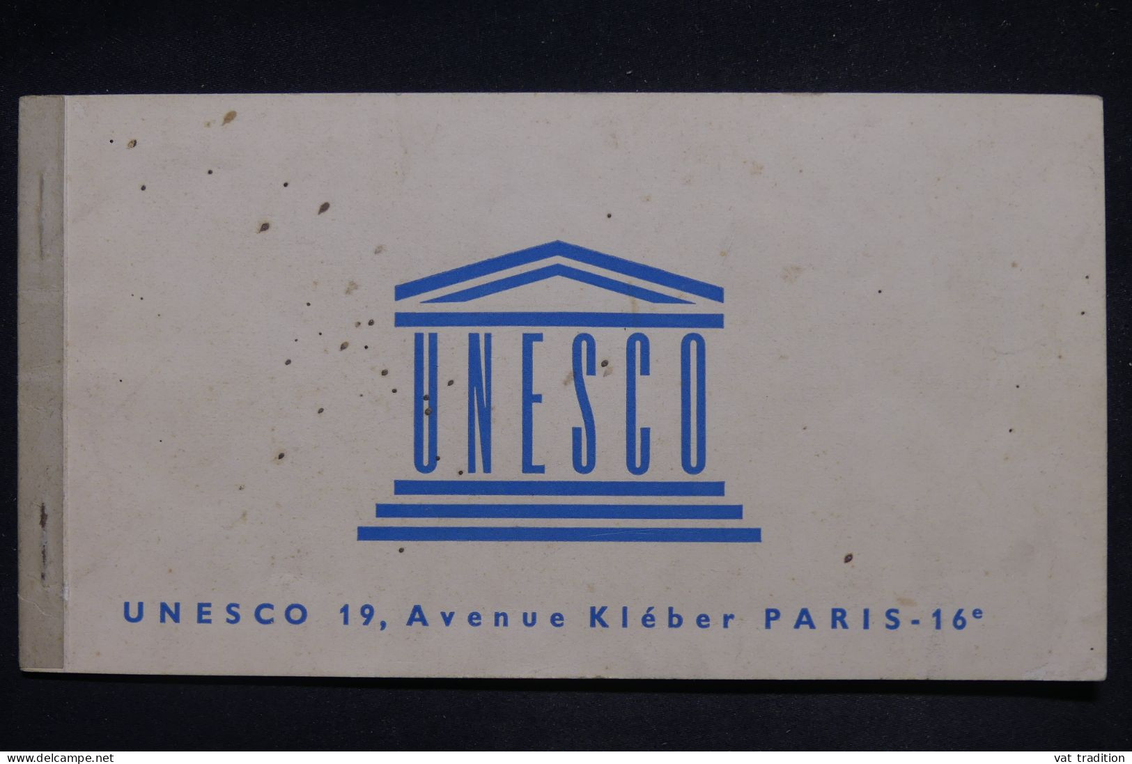 FRANCE - Carnet De L'Unesco Avec Vignettes - L 147898 - Blocs & Carnets