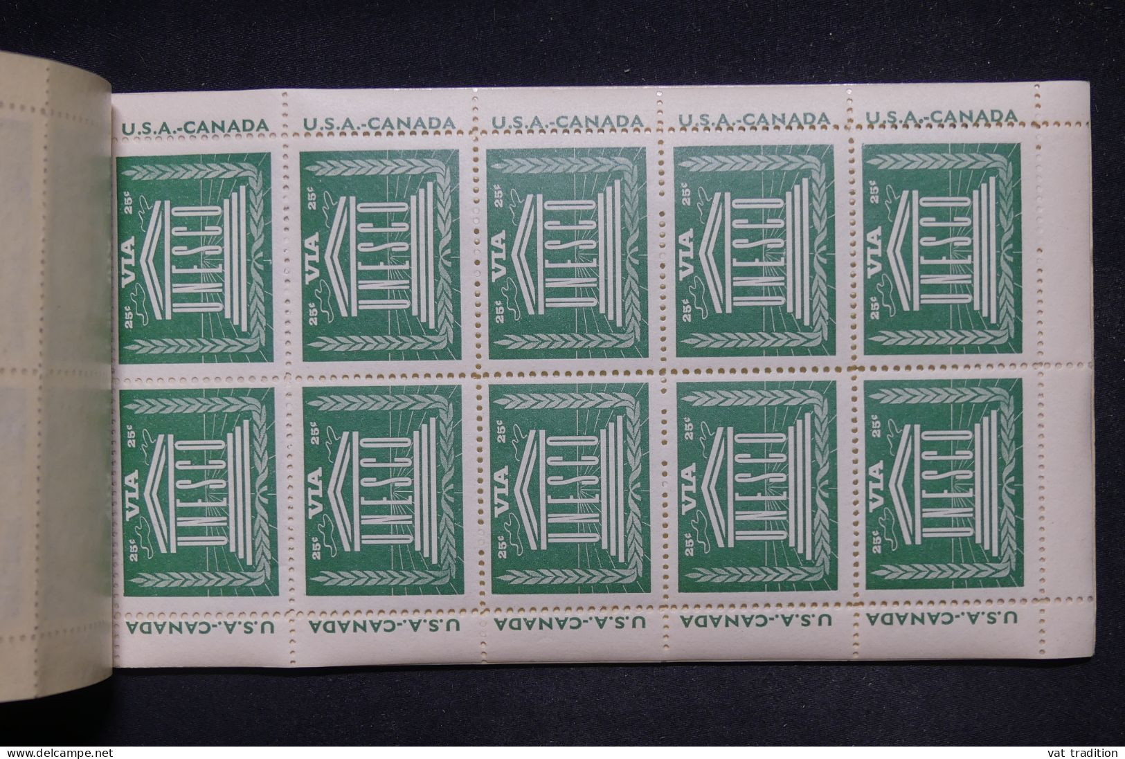 FRANCE - Carnet De L'Unesco Avec Vignettes - L 147898 - Blokken & Postzegelboekjes