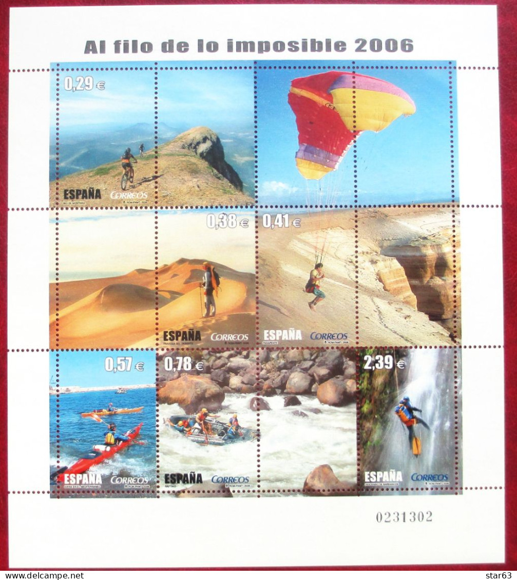 Spain 2006  Extreme  Sports   S/S  MNH - Escalade