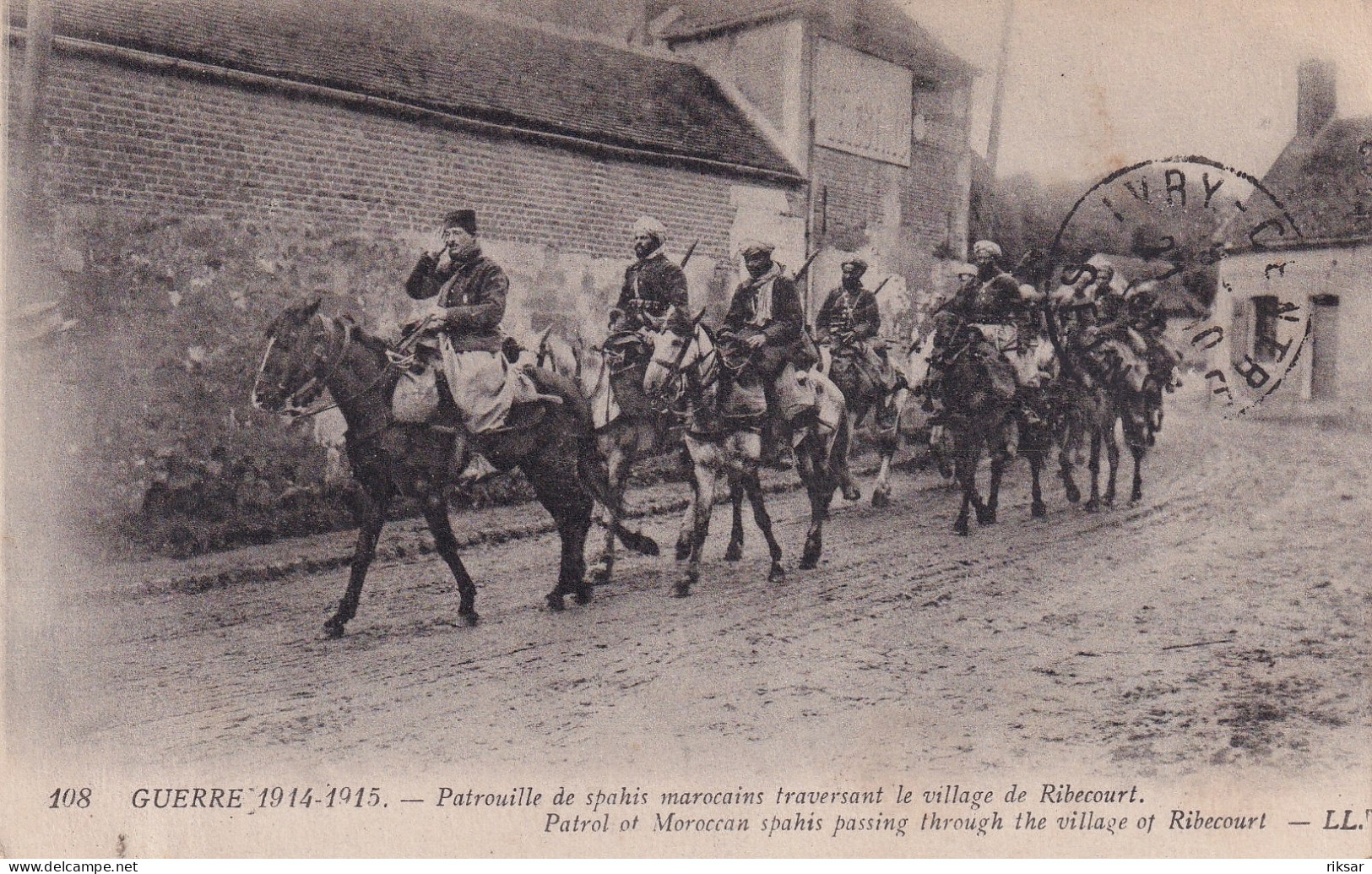 RIBECOURT(MILITAIRE) SPAHIS MAROCAINS - Ribecourt Dreslincourt