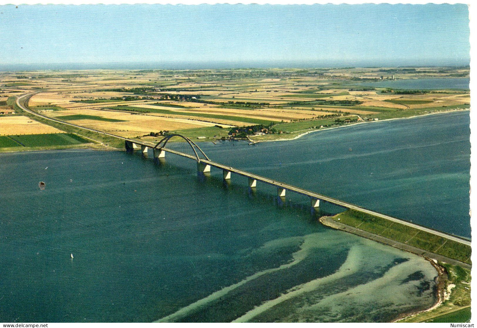 Fehmarn Grosenbrode Pont Du Fehmarnsund Pont Routier Ferroviaire Viaduc - Fehmarn