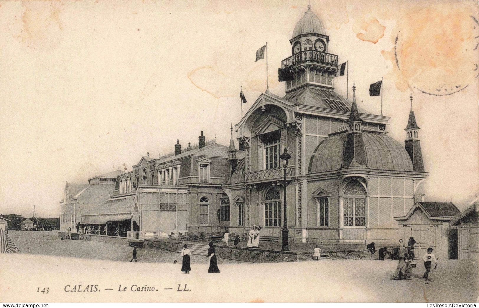 FRANCE - Calais - Casino - Carte Postale Ancienne - Calais