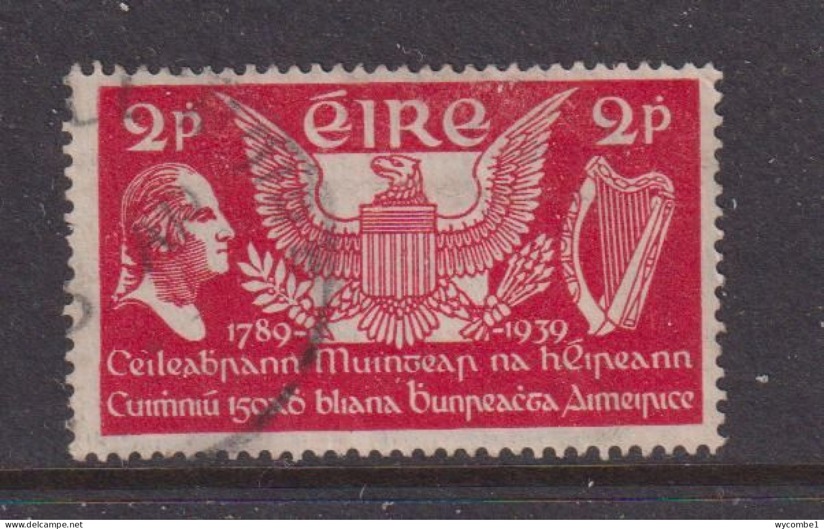 IRELAND - 1939  First US President  2d Used As Scan - Oblitérés