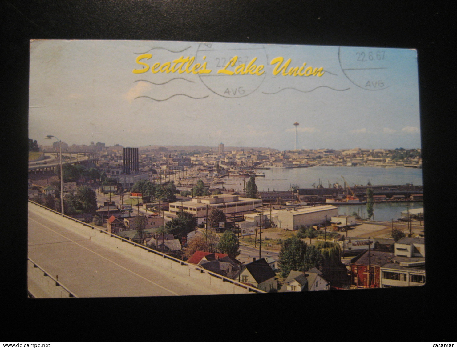 SEATTLE Washington Lake Union Postcard USA - Seattle