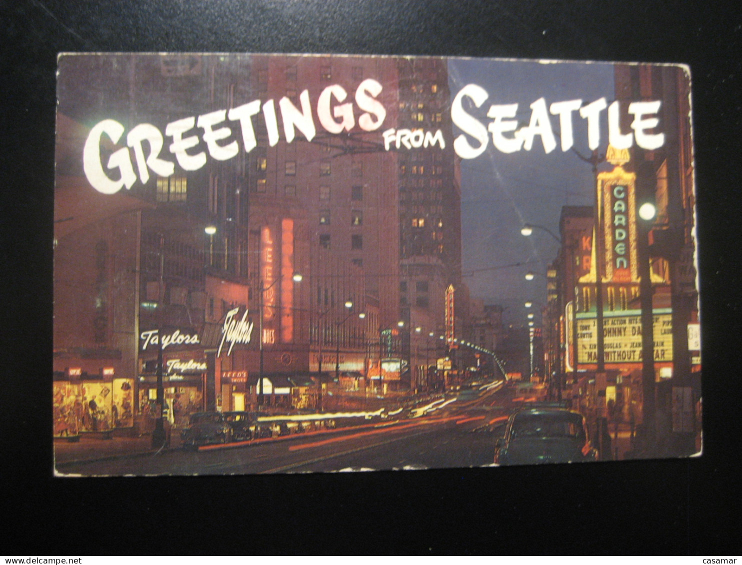 SEATTLE Washington Greetings From Cancel BELLEVUE 1967 To Sweden Postcard USA - Seattle