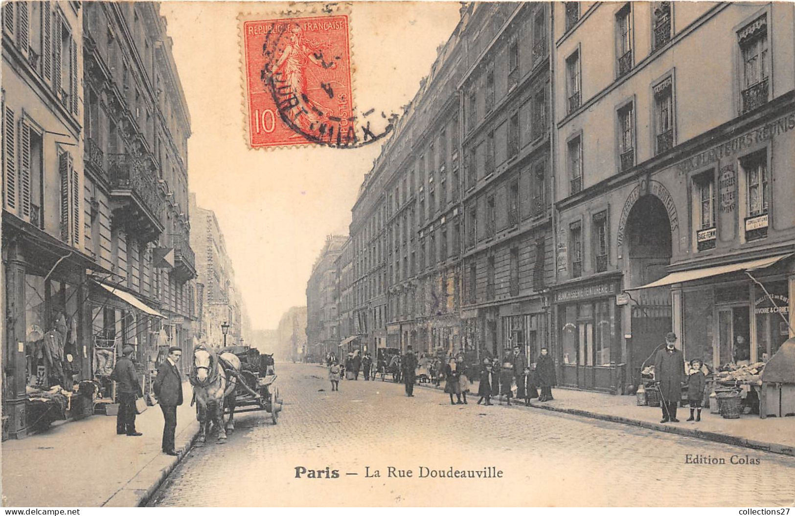 PARIS-75018- LA RUE DOUDEAUVILLE - Arrondissement: 18