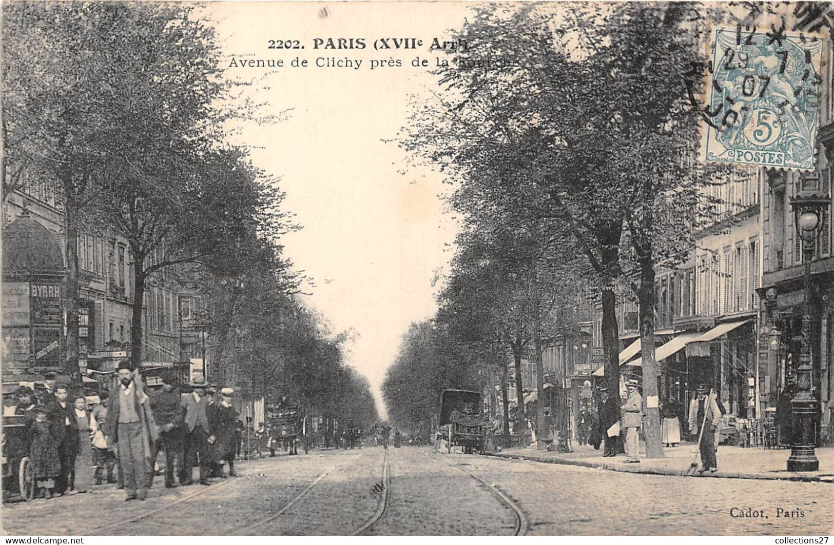 PARIS-75017- AVENUE DE CLICHY PRES DE LA FOURCHE - Arrondissement: 17