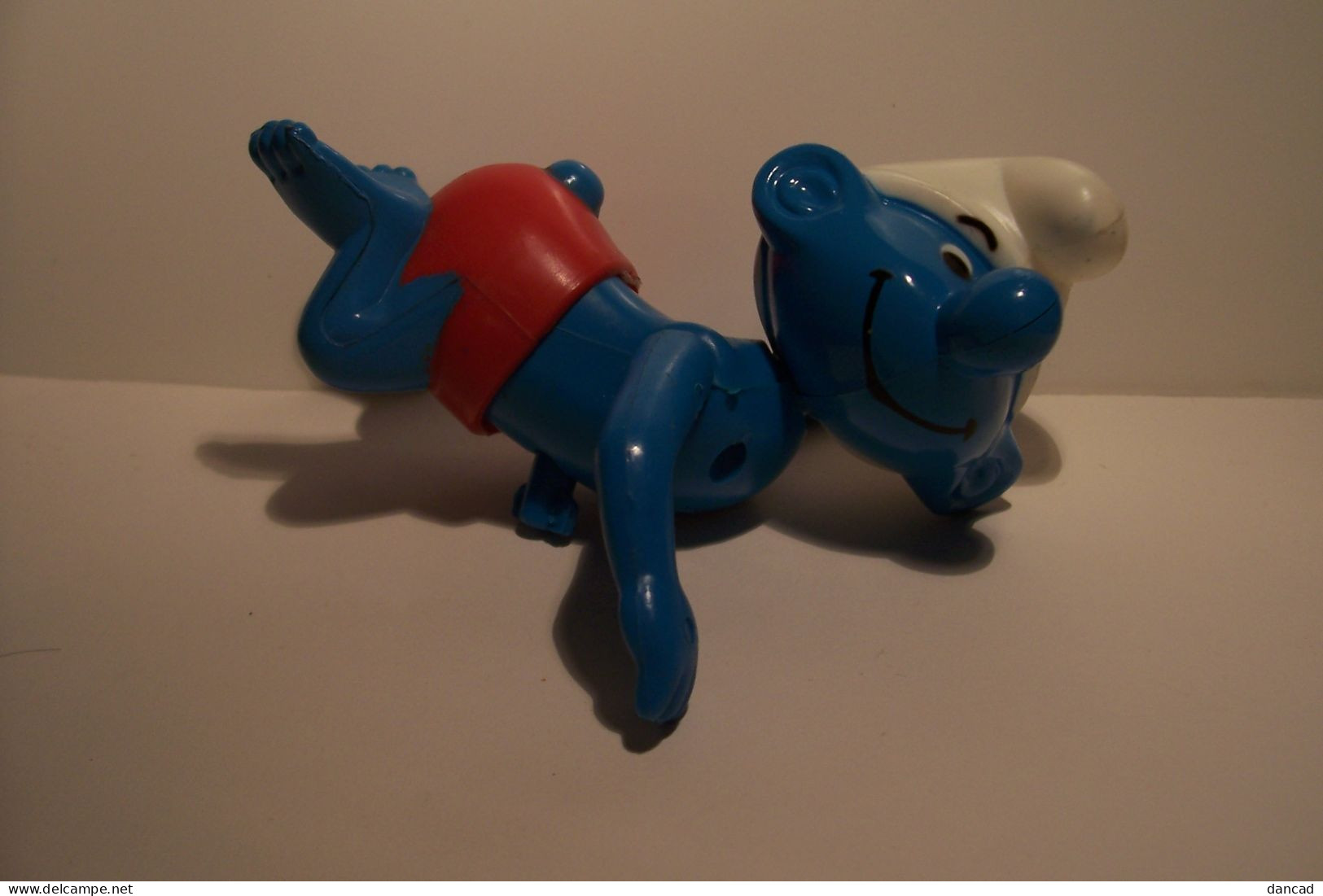 SCHTROUMPFS  -  SCHTROUMPF  NAGEUR  - ( Articulé )- NATATION - - Smurfs