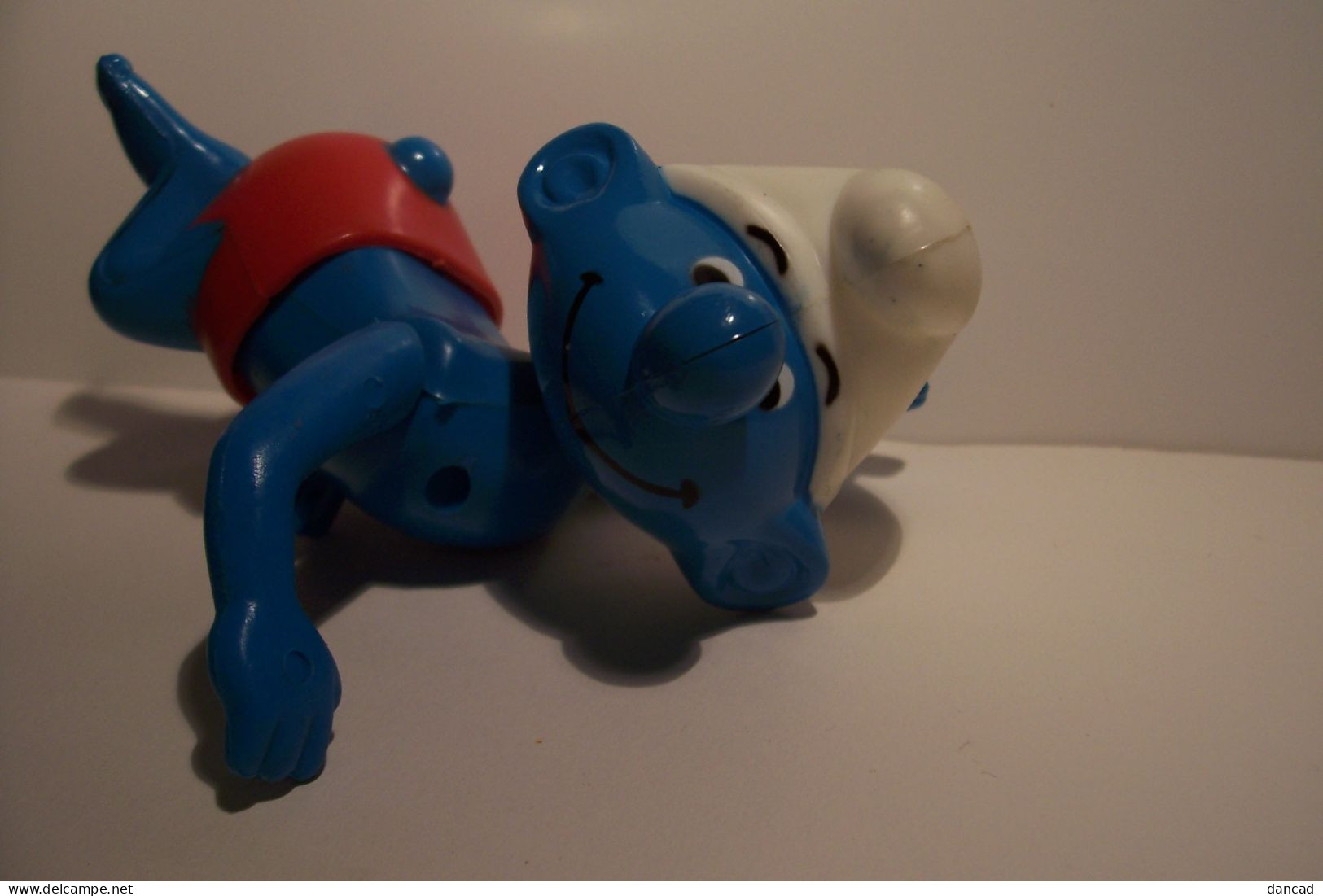 SCHTROUMPFS  -  SCHTROUMPF  NAGEUR  - ( Articulé )- NATATION - - Smurfs