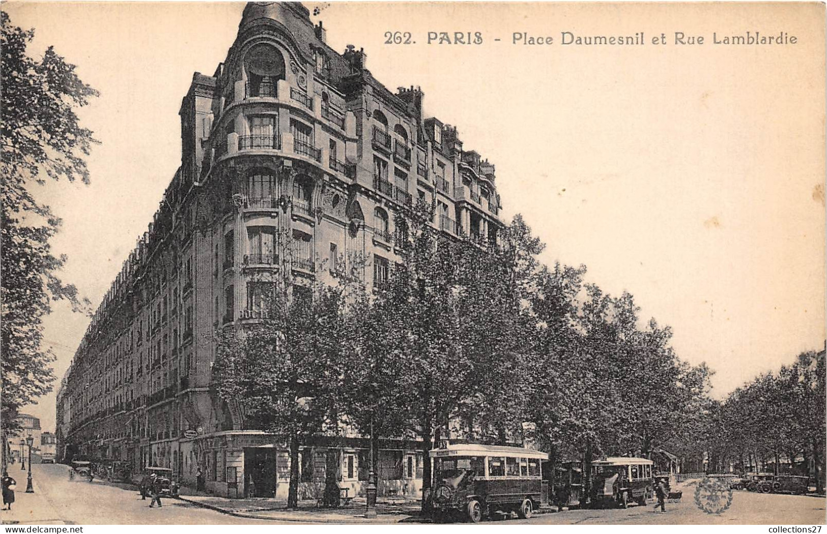 PARIS-75012- PLACE DAUMESNIL ET RUE LAMBLARDIE - Arrondissement: 12