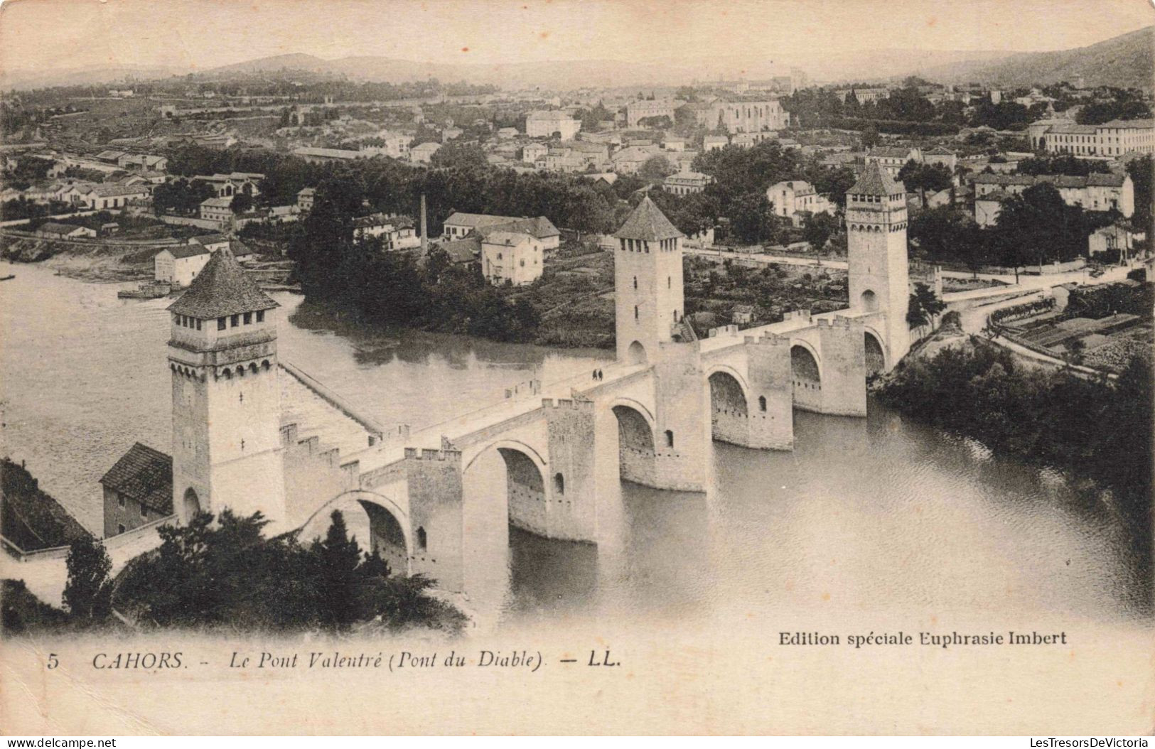 FRANCE - Cahors - Le Pont Valentré - Pont Du Diable - Carte Postale Ancienne - Cahors