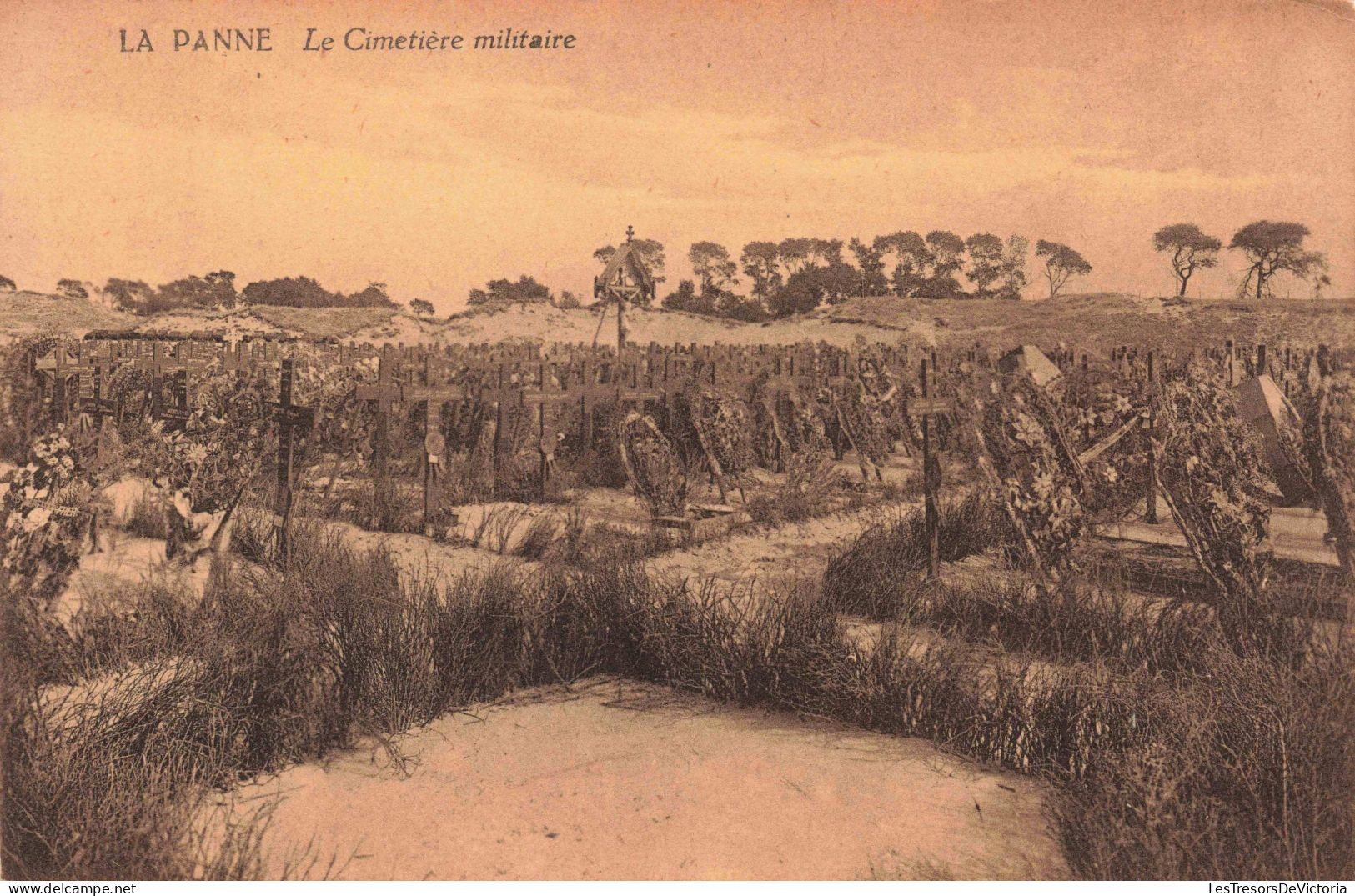 BELGIQUE - La Panne - Le Cimetière Militaire - Carte Postale Ancienne - De Panne