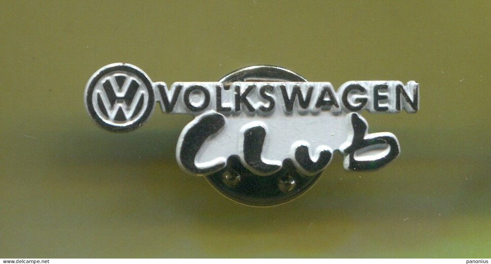 VOLKSWAGEN CLUB - Car Auto Automotive, Pin Badge Abzeichen - Volkswagen