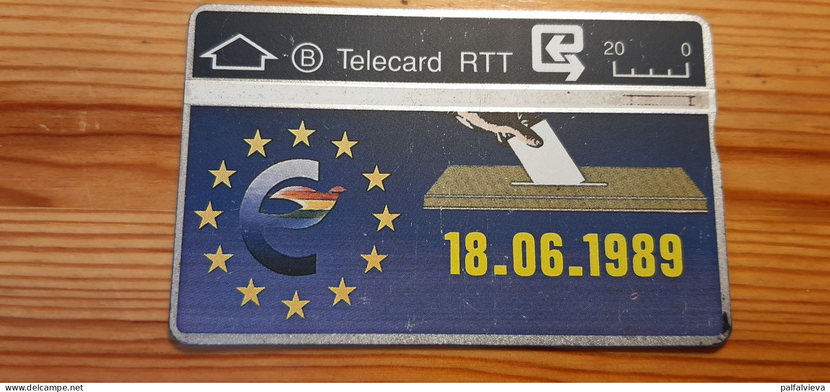 Phonecard Belgium 904D - European Union 17.000 Ex. - Sans Puce