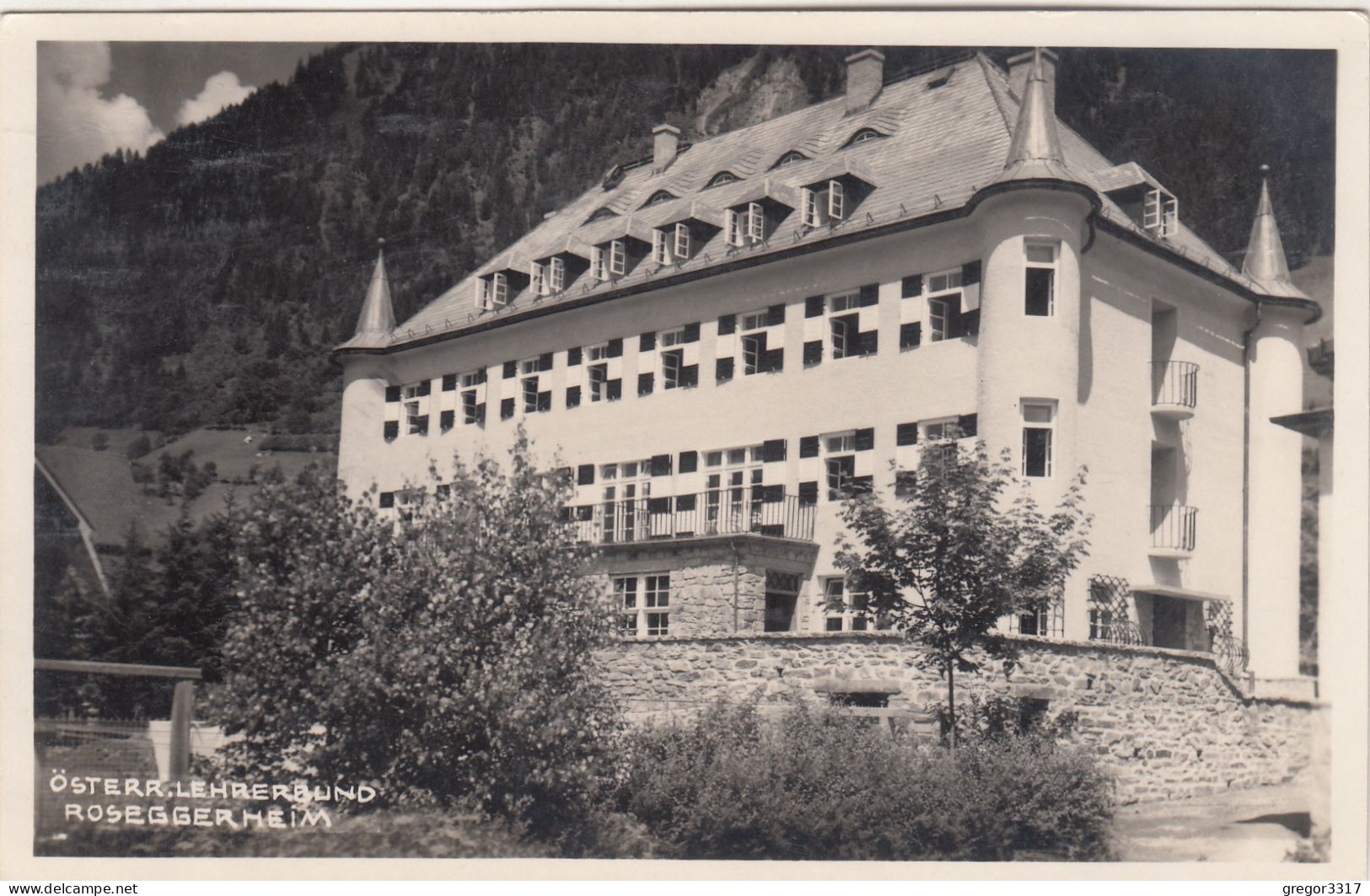 D6511) HOFGASTEIN - Österr. Lehrerbund ROSEGGERHEIM - Alte FOTO AK 1932 - Bad Hofgastein