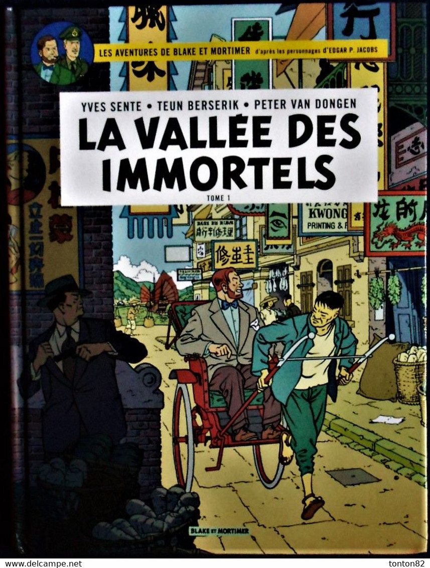 Sente - Berserik - Van Dongen - La Vallée Des Immortels -Tome 1 - Les Aventures De Blake Et Mortimer - 25 - (EO 2018) - Blake & Mortimer