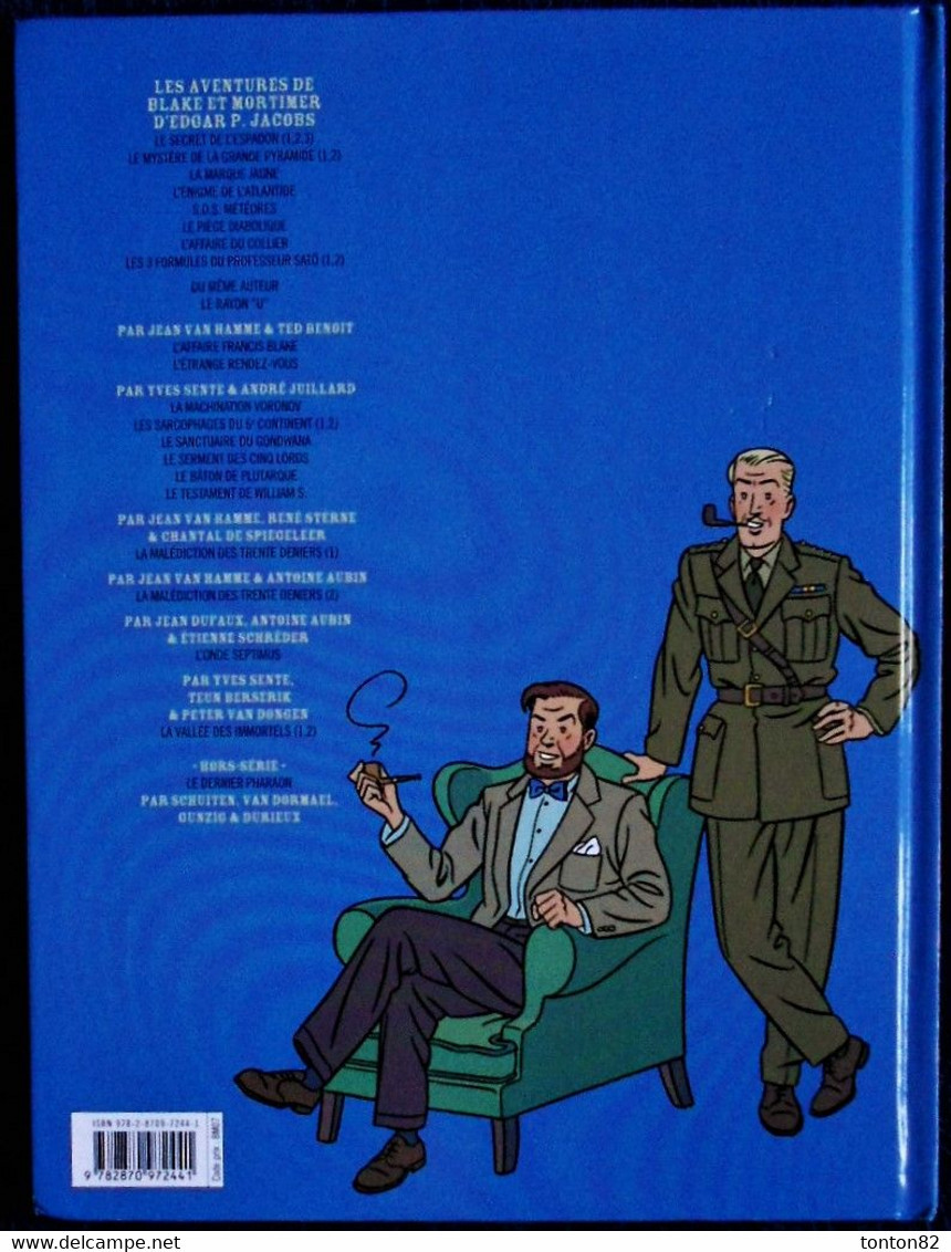 Sente - Berserik - Van Dongen - La Vallée Des Immortels -Tome 1 - Les Aventures De Blake Et Mortimer - 25 - (EO 2018) - Blake & Mortimer