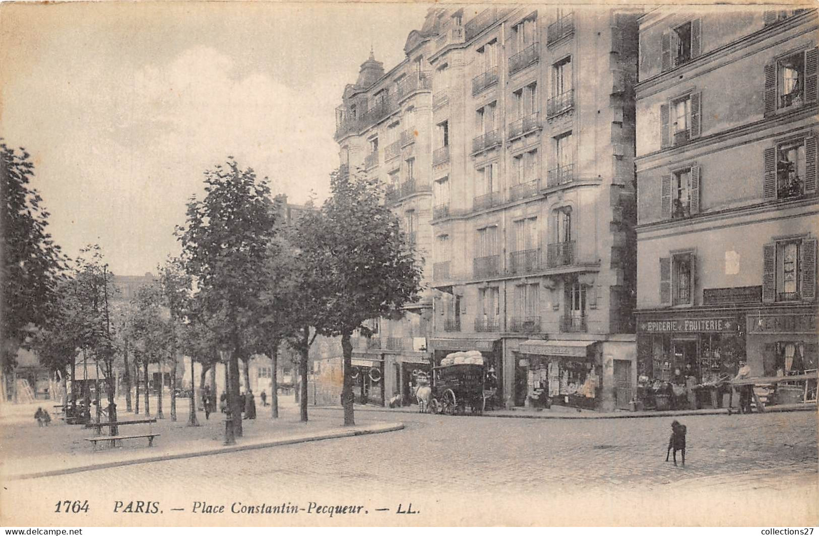 PARIS-75018- PLACE CONSTANTIN-PECQUEUR - Arrondissement: 18