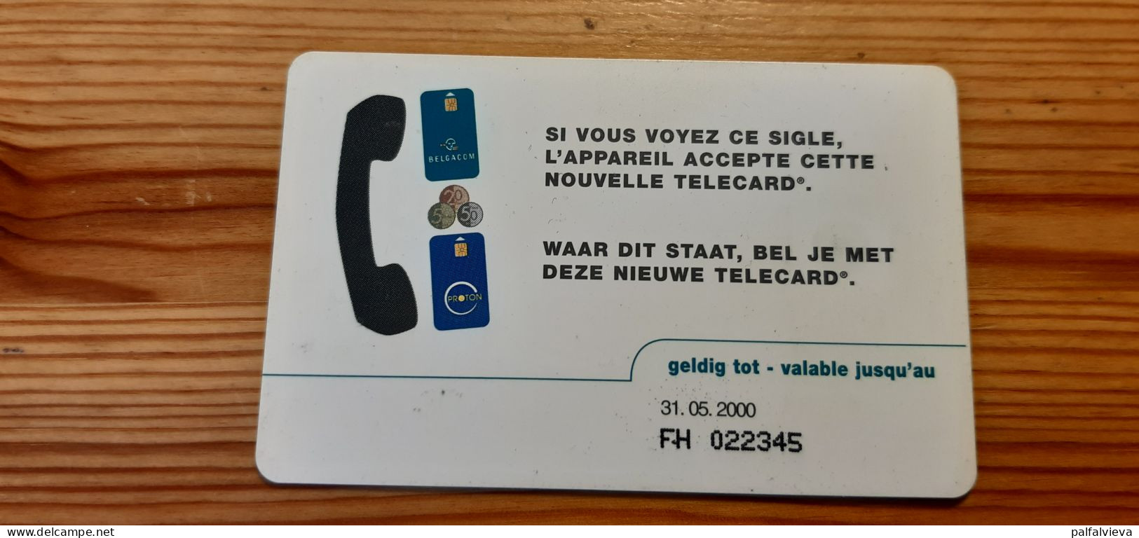 Phonecard Belgium Exp: 31.05.2000 - 10.000 Ex. - Mit Chip