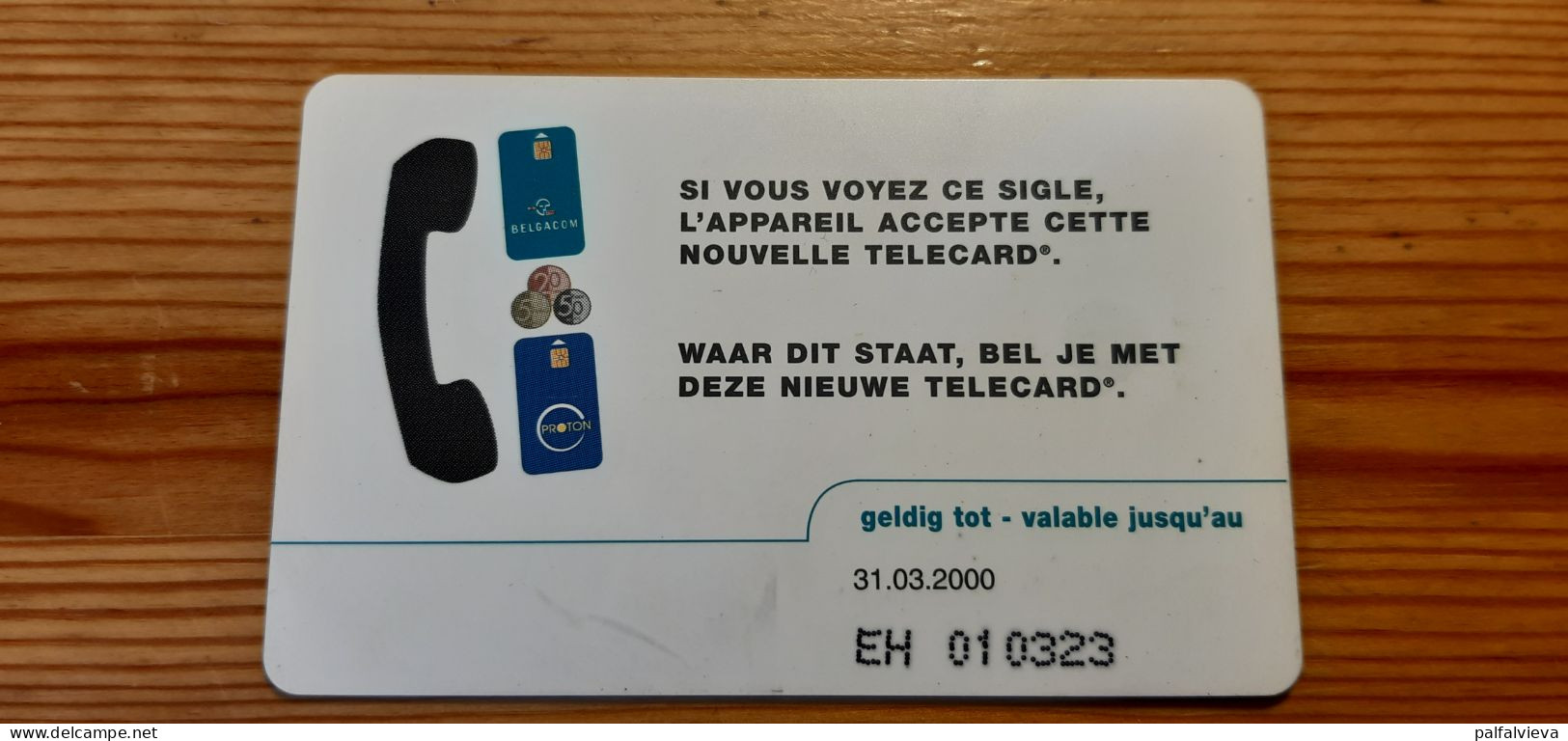Phonecard Belgium Exp: 31.03.2000 - 10.000 Ex. - Met Chip