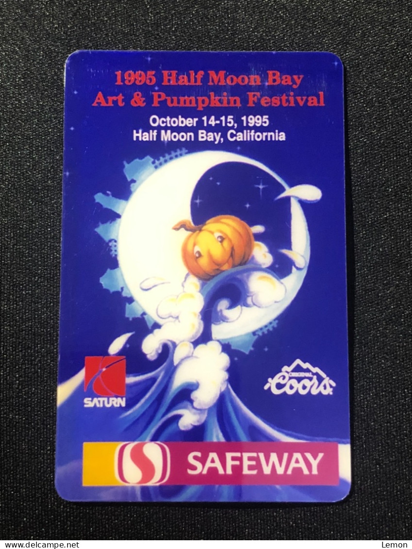 Mint USA UNITED STATES America Prepaid Telecard Phonecard, 1995 Half Moon Bay Art & Pumpkin Festival, Set Of 1 Mint Card - Amerivox