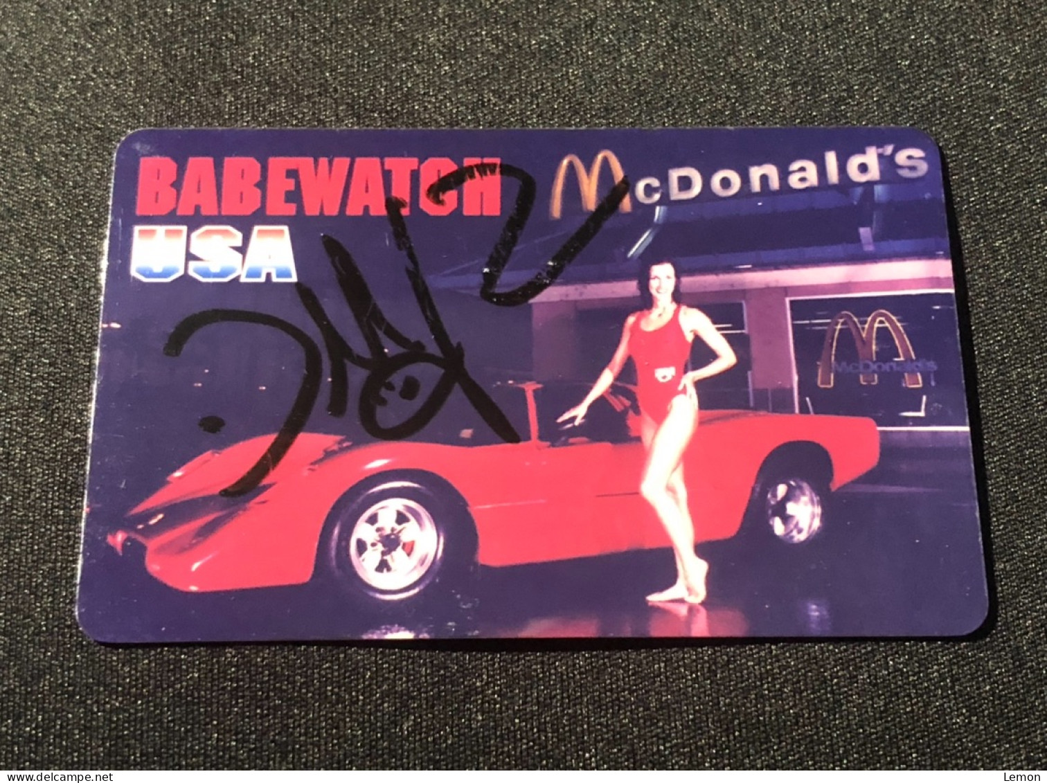 Mint USA UNITED STATES America Prepaid Telecard Phonecard, BABEWATCH McDonald Signed Card, Set Of 1 Mint Card - Amerivox