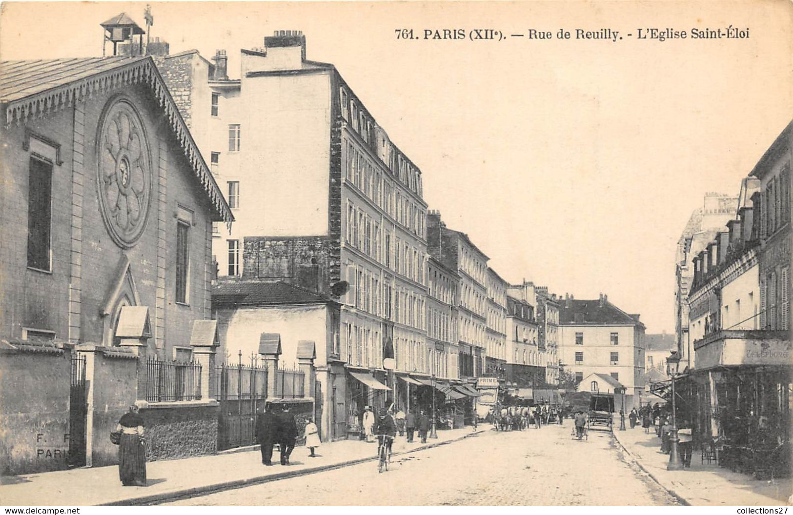 PARIS-75012-RUE DE REUILLY- L'EGLISE SAINT-ELOI - Distretto: 12