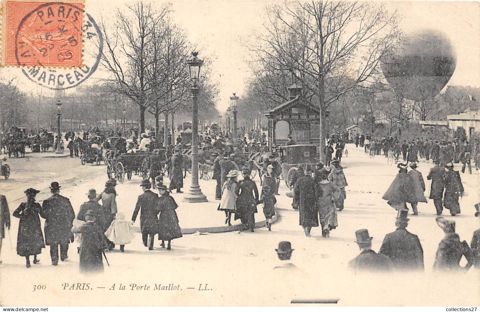 PARIS-75016- A LA PORTE MAILLOT- VOIR BALLON - Arrondissement: 16