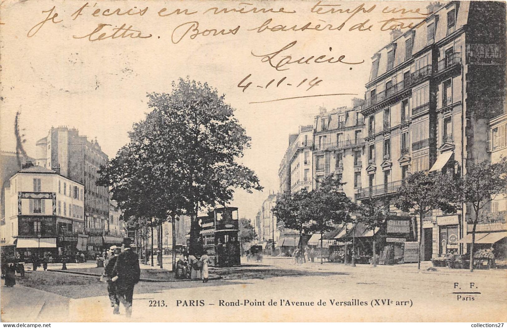 PARIS-75016- ROND POINT DE L'AVENUE DE VERSAILLES - Arrondissement: 16