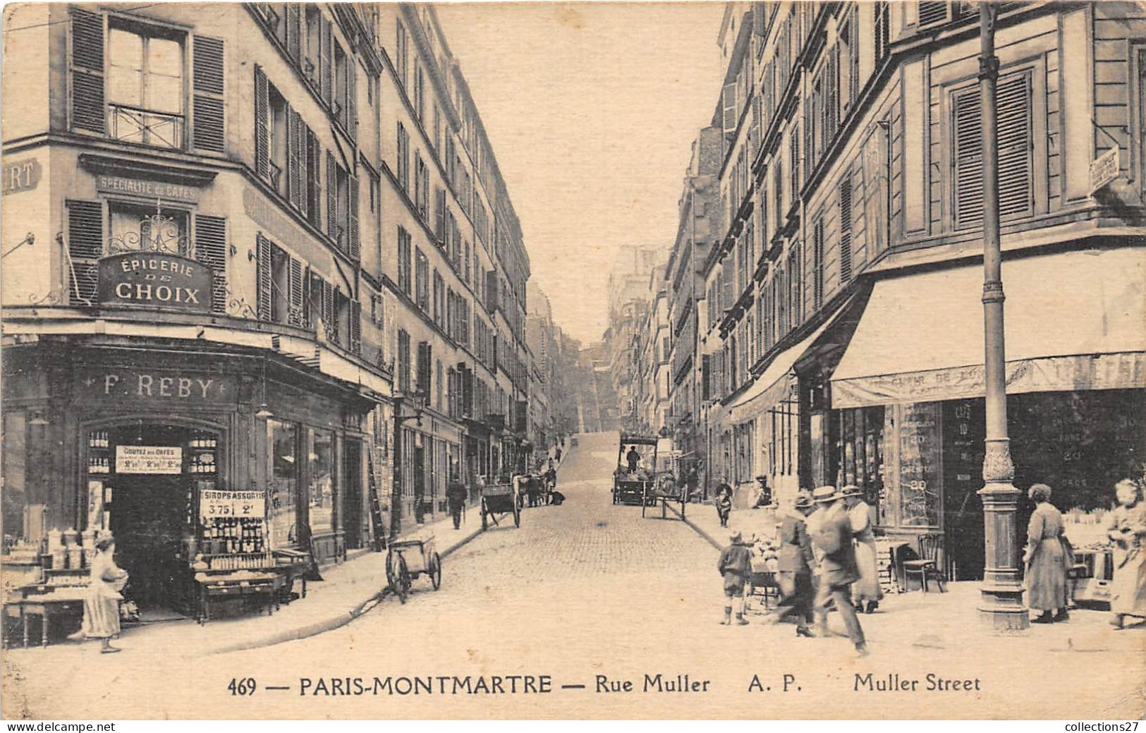 PARIS-75018-MONTMARTRE - RUE MULLER - Arrondissement: 18