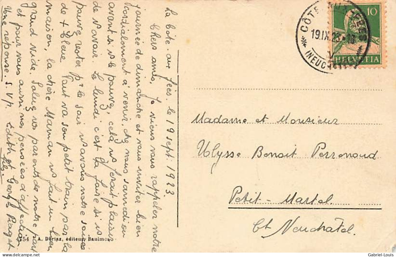 Les Foins En Chasseron Faux Animée 1923 Ste-Croix Sainte-Croix - Sainte-Croix 