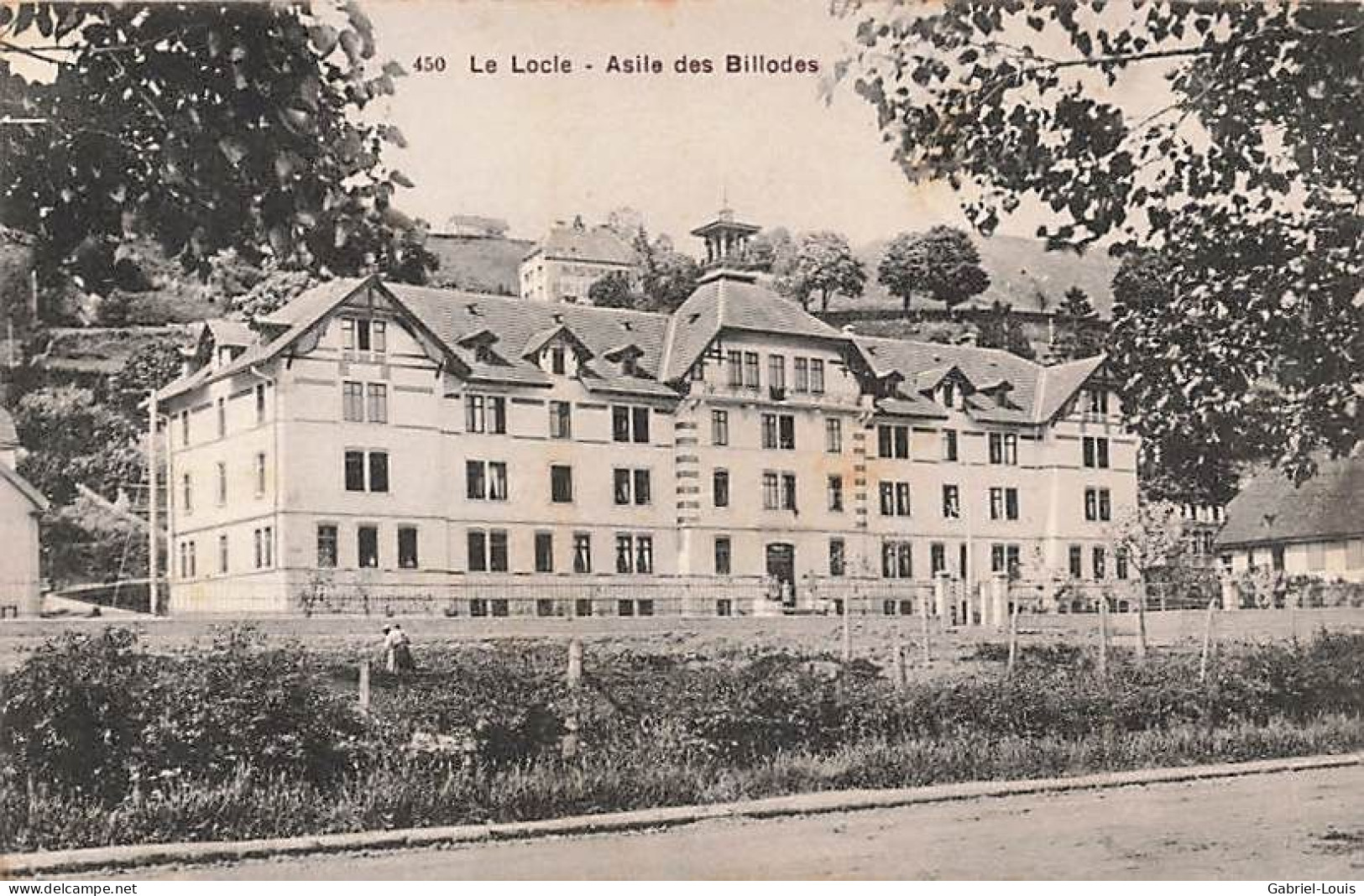 Le Locle Asile Des Billodes 1916 - Le Locle