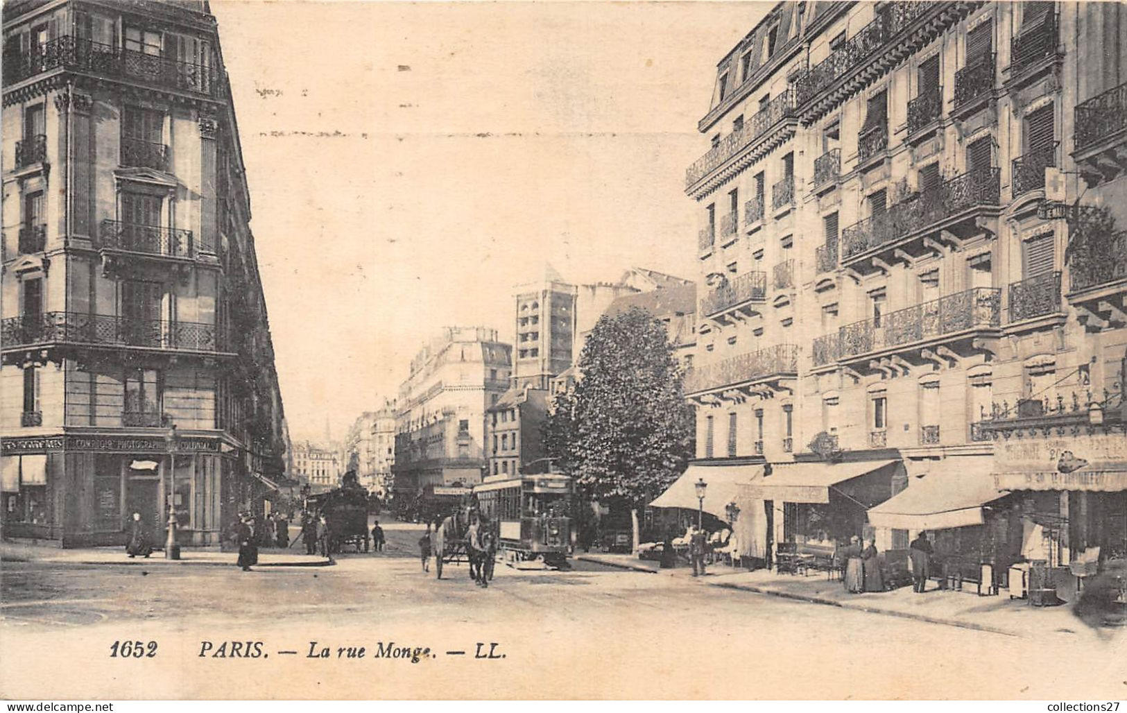 PARIS-75005- LA RUE MONGE - Arrondissement: 05