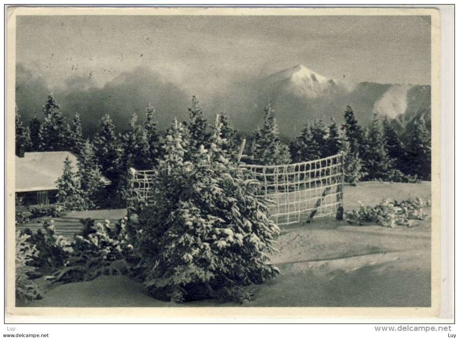 RAXBAHN: Blick Von Der Berstation Zum Schneewerg, Gestempelt In Hirschwang , 1943 - Raxgebiet